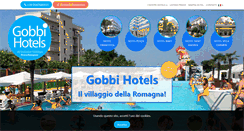 Desktop Screenshot of gobbihotel.it